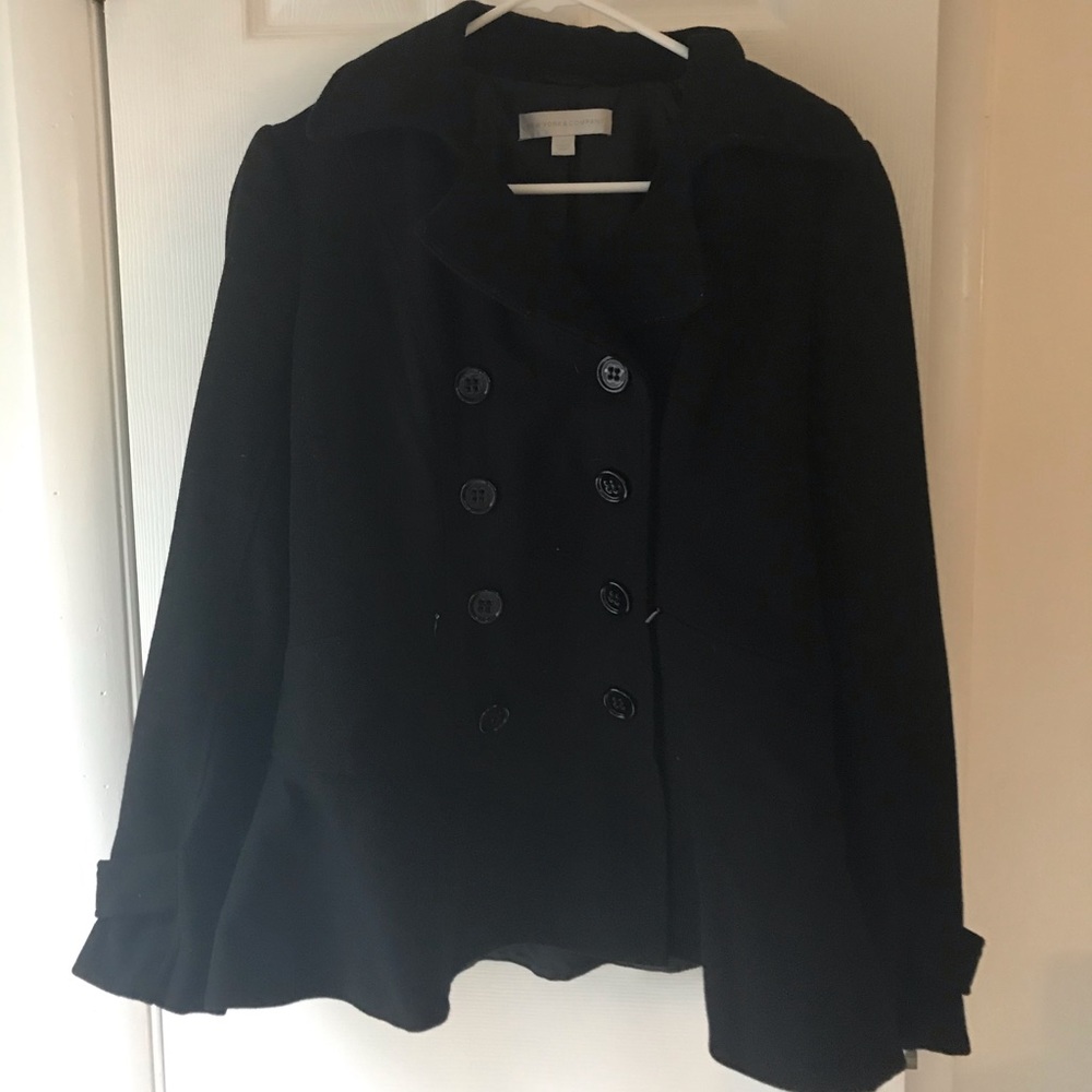 NY&CO Peplum style peacoat